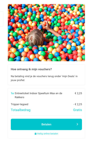 TRIPPER €2,50 gratis tegoed op je account