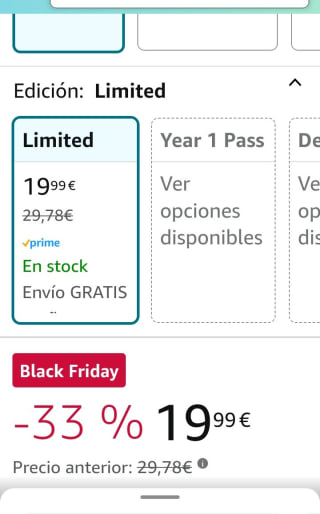 The Crew Motorfest Limited Edition Xbox One por 19,99€.