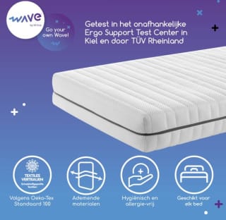 Wave Smart by M line matras 90 x 200 cm voor €149 bij Bol.com