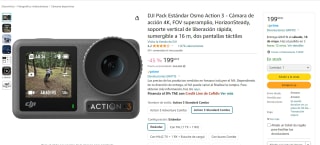 DJI Osmo Action 3 Pack Estándar por solo 199 €