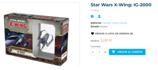 Star Wars X-Wing - IG-2000 por 5€