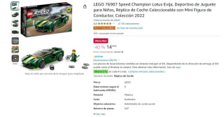 Set de Lego Speed Champion Lotus Evija por 14,99€