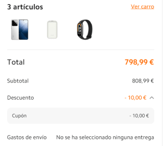 Xiaomi 14 de 12GB/256GB+ Xiaomi Band 8 + Powerbank 10000mAh por 648,99€