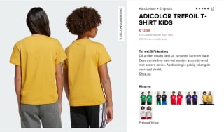 Adidas Originals Adicolor Trefoil T-shirt voor €12,50 bij Adidas