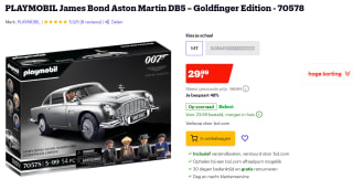 Lego James Bond Aston Martin DB5 - Goldfinger Edition (70578) voor €29,99 bij Bol.com