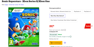Sonic Superstars voor €21,14 bij Bol