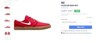 Zapatillas Nike Zoom Janoski por 44,99€