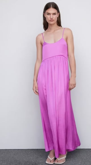 Vestido largo satinado para Mujer pñor 10.99€