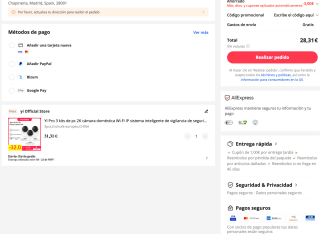 Pack 3 cámaras Xiaomi YI Pro 2K por solo 28,31€