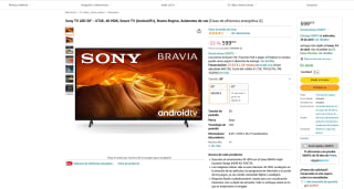 Smart TV Sony LED 50" X72K 4K HDR por 599€