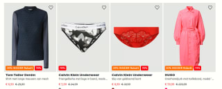 20% korting extra korting in de sale tot 78% op topmerken zoals Hugo, Boss en meer van Peek & Cloppenburg