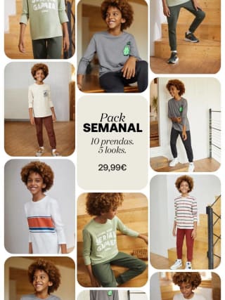 5 conjuntos ropa para niños por 29,99€ son en total 10 prendas