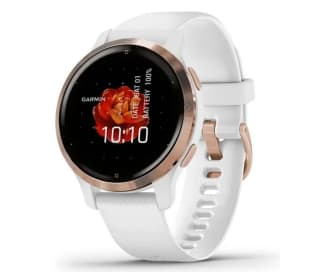 Montre connectée Garmin Venu 2S - Rose Gold - Bracelet blanc à 219,99€