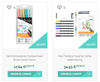 30% dto en pack de rotuladores Lettering de Rubio