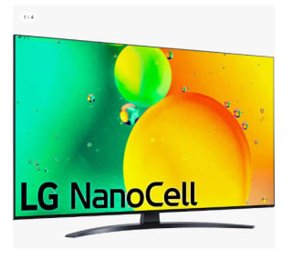 Televisor LG 43NANO766QA 43" LED NanoCell UltraHD 4K HDR10 Pro por 325.69€ (Cuenta Nueva 313.69€)