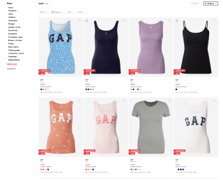 Selección camisetas GAP con hasta 40% Descuento para Mujer en About You