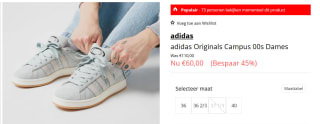 Adidas dames sneakers Originals Campus 00s voor €60 via Sizeofficial