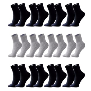 Kit com 12 Pares de Meias em Algodão - R$ 26,90