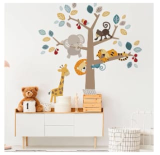 Stickers muraux enfants, décoration chambre bébé à 11,13€