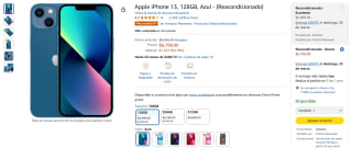 iPhone 13 128GB Reacondicionado $6,799 | Rebaja Amazon