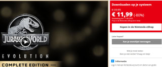 Jurassic World Evolution: Complete Edition voor €11,99 in de Nintendo Shop