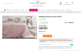 Edredón juvenil 252 Rosa salmón por solo 16,71€