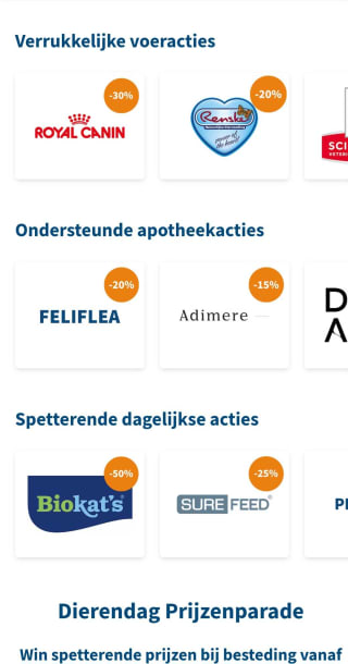 verwen je dieren met verschillende kortingartikels bij medpets.