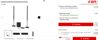 Harman Kardon Radiance 2400 speakers voor €1.277 bij de Media Markt