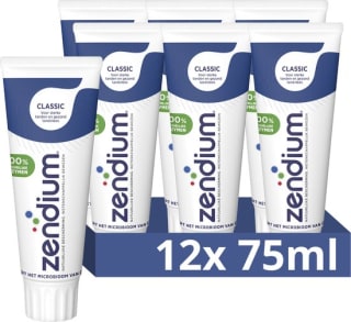 Zendium Classic tandpasta - 12 x 75 ml voor €25,02 bij Bol