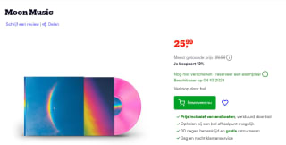 Coldplay - Moon Music | Red Vinyl (LP) voor €25,99 bij Bol