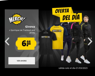 Chándal adultos Givova Revolution y jersey por 6,66€