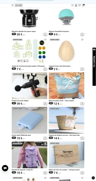 Hasta -70% Ofertas Flash desde Alehop.