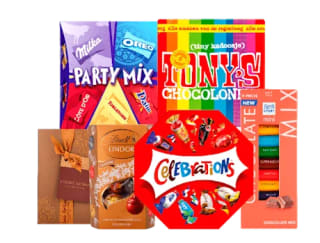 25% korting op Tony's, Milka, Lindt, Celebrations, Ritter Sport of Caluwé Chocolade bij de Plus