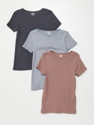 Camisetas pack de 3 niña por 4€