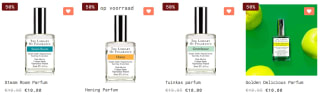 50% korting op The Library of Fragrance parfums bij Funfetti