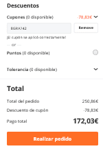 Robot aspirador Proscenic V10 por solo 172,03€