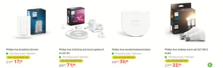 Philips Hue artikelen met 20% korting bij Praxis