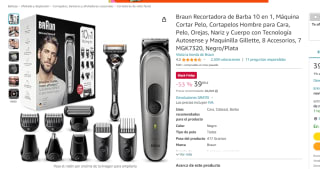 Braun MGK7 Recortadora de Barba 10 en 1 por 39.99€