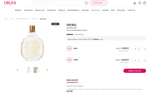 Perfume DIESEL Fuel For Life EDT 50ml Hombre por 19,95€