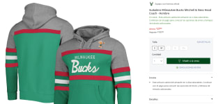 Milwaukee Bucks Mitchell & Ness Head Coach Hoodie por 27€
