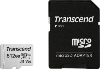 Shop 512GB of Transcend microSDXC 300S class 10 memory card from eBay for £21.58