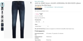 Jack Jones Liam herenjeansbroek voor €10 bij Amazon