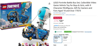 LEGO Fortnite Battle Bus voor €58,99 dmv code bij Amazon prime
