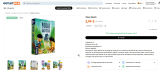 Juego de mesa Yokai Sketch por 2,99€