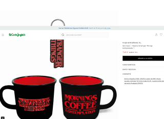 Set taza + llavero Stranger Things temporada 1 por 7,49€ en Game