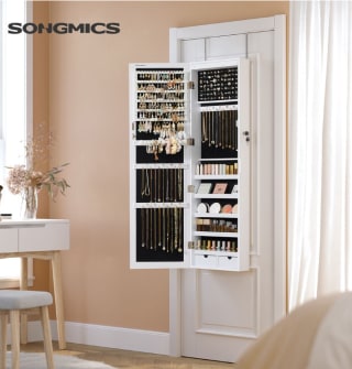 Songmics Sieradenkast Met Spiegel voor €58,99 dmv code bij Songmics