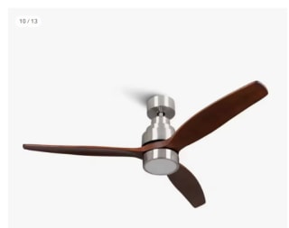 Ventilador de Techo Brizy Bright, Luz LED y Mando a Distancia, Función Verano-Invierno, Ahorro Energético, 6 Velocidades por 80.73€ (Cuenta Nueva 68.73€)