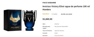Perfume Invictus Victory Elixir 100ml por $1,665 en Magna Perfumes
