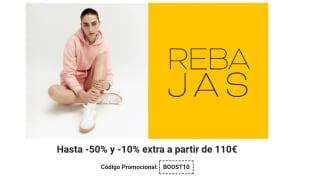 Hasta 50% dto + 10% dto extra por compras +110€ desde Sarenza