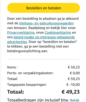 €10 korting op geselecteerde speelgoed zoals Lego bij Amazon